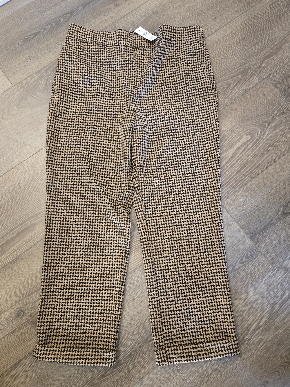 Women's Houndstooth Dress Pants - Brown/Black